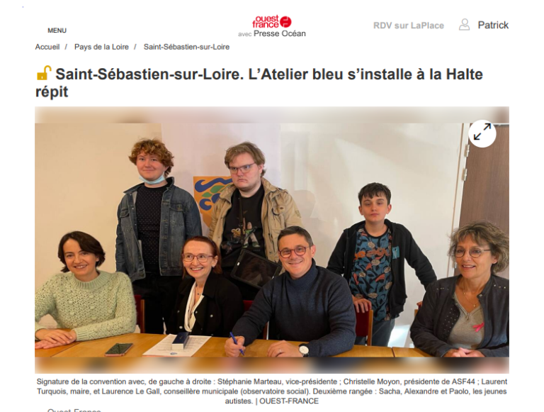 Lire la suite à propos de l’article L\’Atelier bleu s\’installe à la Halte répit